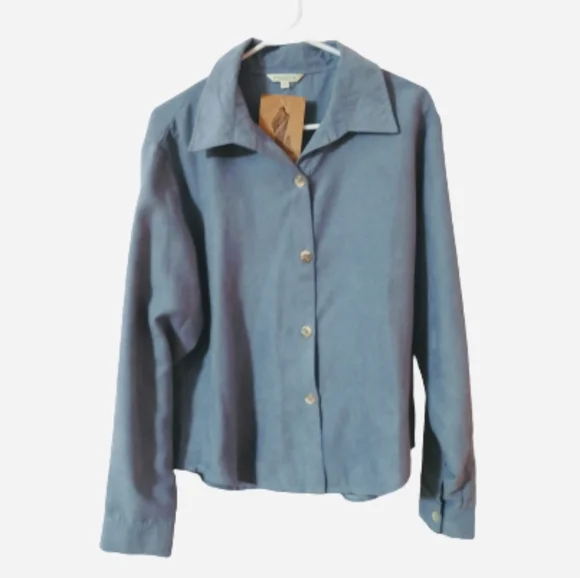 Blue Embroidered Women's Top - Picture 2 of 7